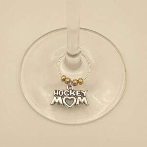 Hocky mom bedel wijnglasring