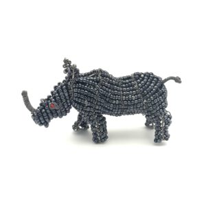 zijkant zwarte neushoorn