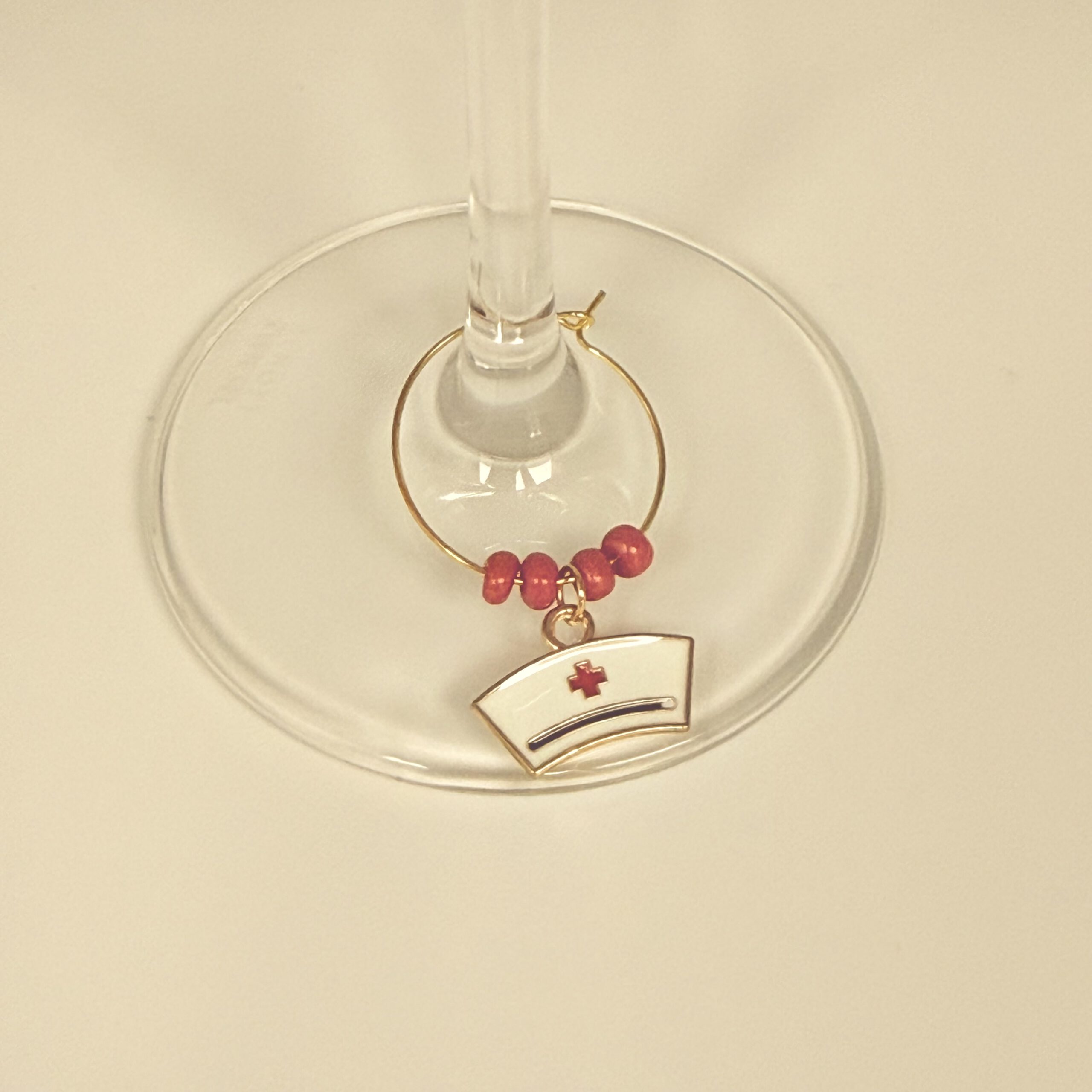 zuster-bedel wijnglasring