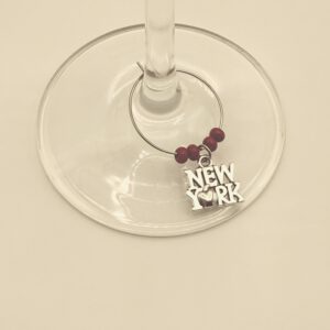 Wijnglasring I love New York bedel glasherkenning wijnglastag